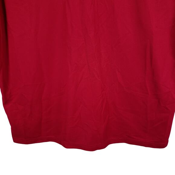 Chick-fil-A Unisex Short Sleeve Polo Shirt XL Red OOBE Team Style Uniform Work - Picture 13 of 13